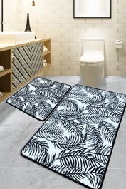 Mijölnir Juego de alfombrillas de baño Frond Multicolor